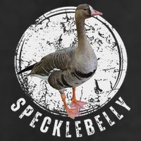 Specklebelly Goose Goose Hunting Speck White Front Golf Towel