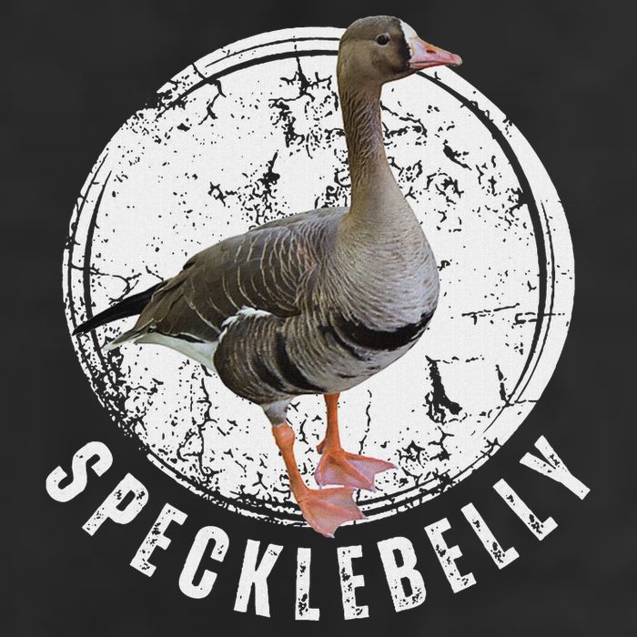Specklebelly Goose Goose Hunting Speck White Front Golf Towel