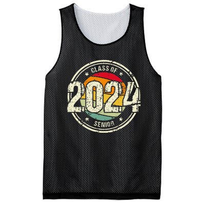 Senior Graduation Gift Class Of 2024 Mesh Reversible Basketball Jersey Tank