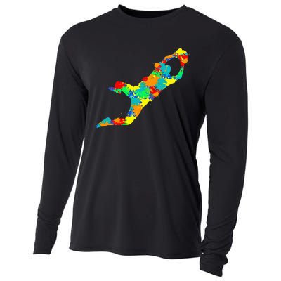 Soccer Goalie Goalkeeper Cooling Performance Long Sleeve Crew