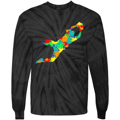 Soccer Goalie Goalkeeper Tie-Dye Long Sleeve Shirt