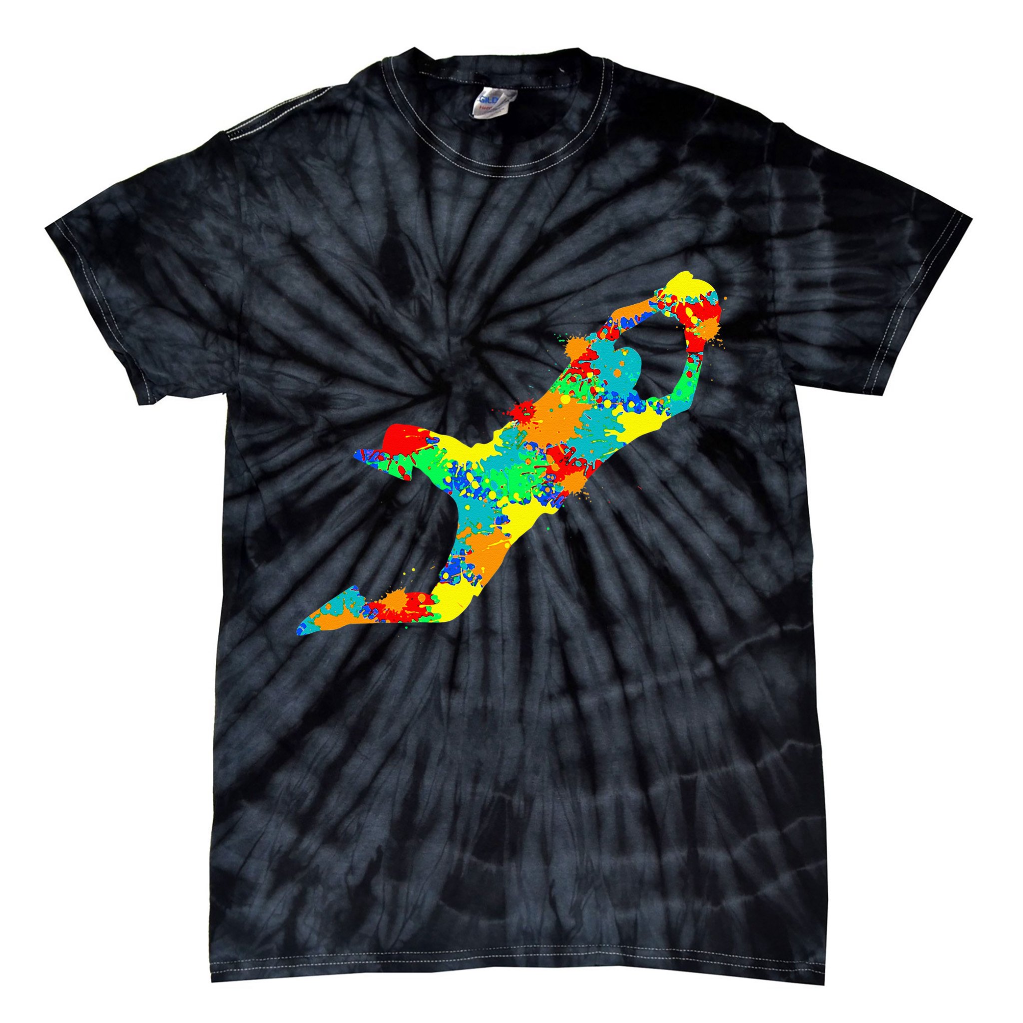 Soccer Goalie Goalkeeper Tie-Dye T-Shirt