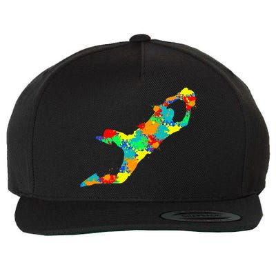 Soccer Goalie Goalkeeper Wool Snapback Cap