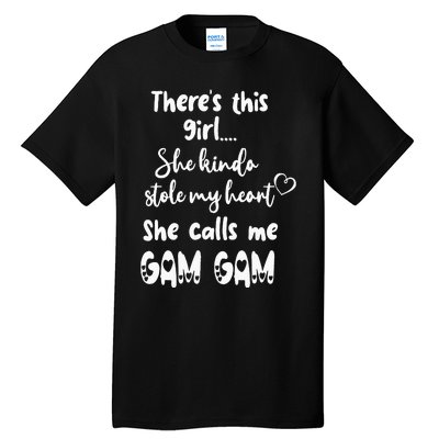 Special Grandma Grandmother This Girl Calls Me Gam Gam Tall T-Shirt