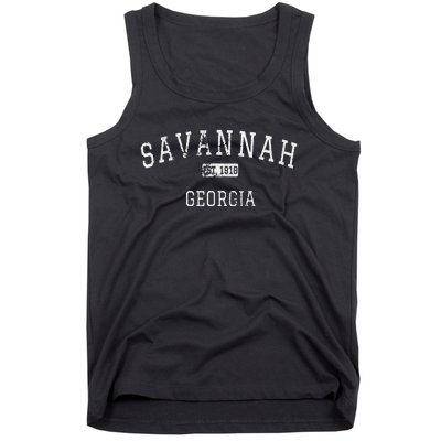 Savannah Georgia GA Vintage Tank Top