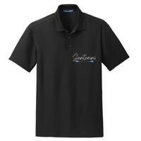 Santorini Greece Greek Flag Holiday Souvenir Dry Zone Grid Polo