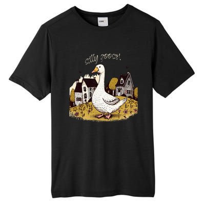 Silly Goose Gift For Her Funny Goose Trendy Clothing Tall Fusion ChromaSoft Performance T-Shirt