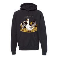 Silly Goose Gift For Her Funny Goose Trendy Clothing Premium Hoodie