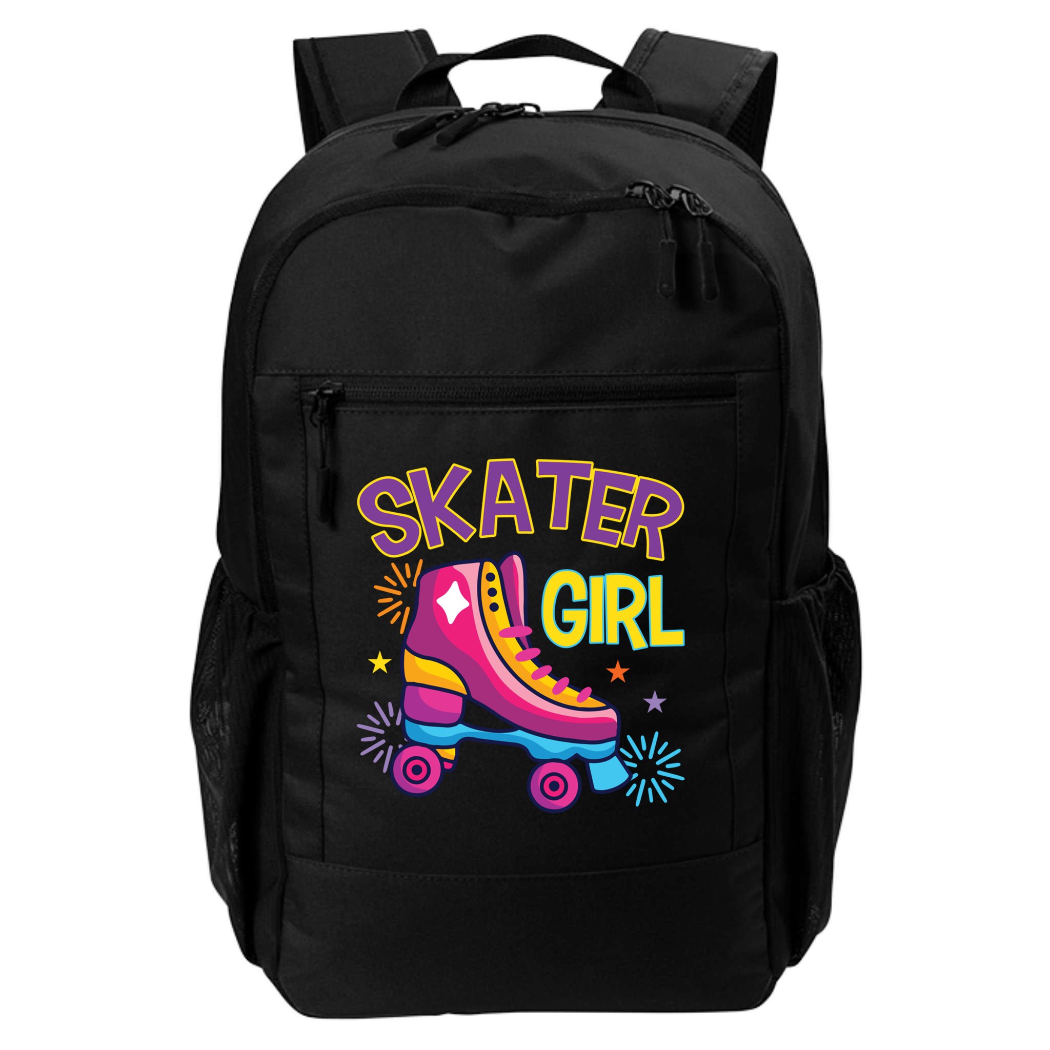 Skater Girl Graphic Roller Skates Inline Skating Skate Sport Cool Gift Backpack