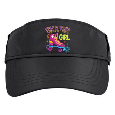 Skater Girl Graphic Roller Skates Inline Skating Skate Sport Cool Gift Adult Drive Performance Visor