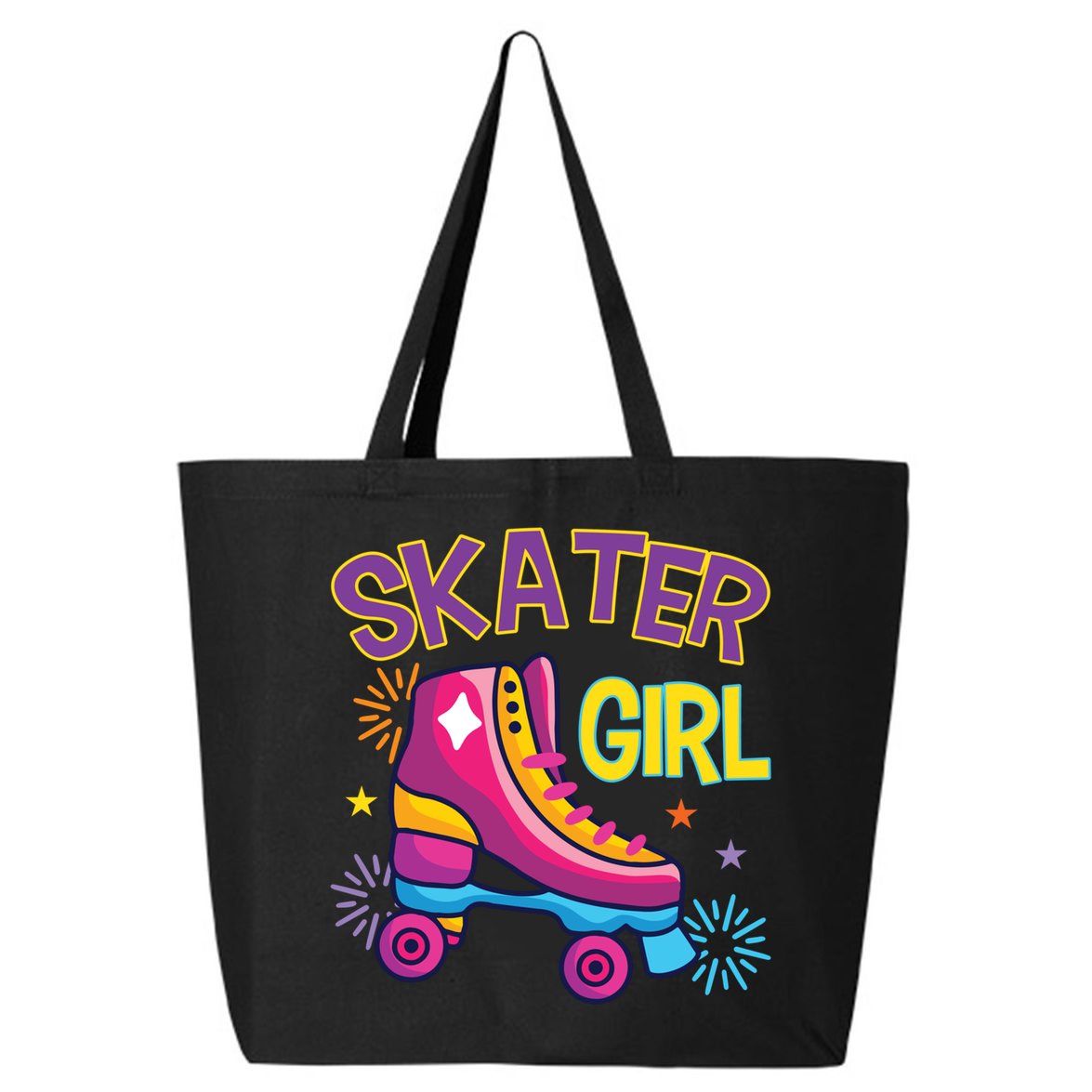Skater Girl Graphic Roller Skates Inline Skating Skate Sport Cool Gift 25L Jumbo Tote
