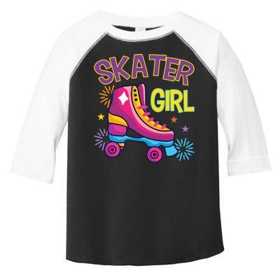 Skater Girl Graphic Roller Skates Inline Skating Skate Sport Cool Gift Toddler Fine Jersey T-Shirt