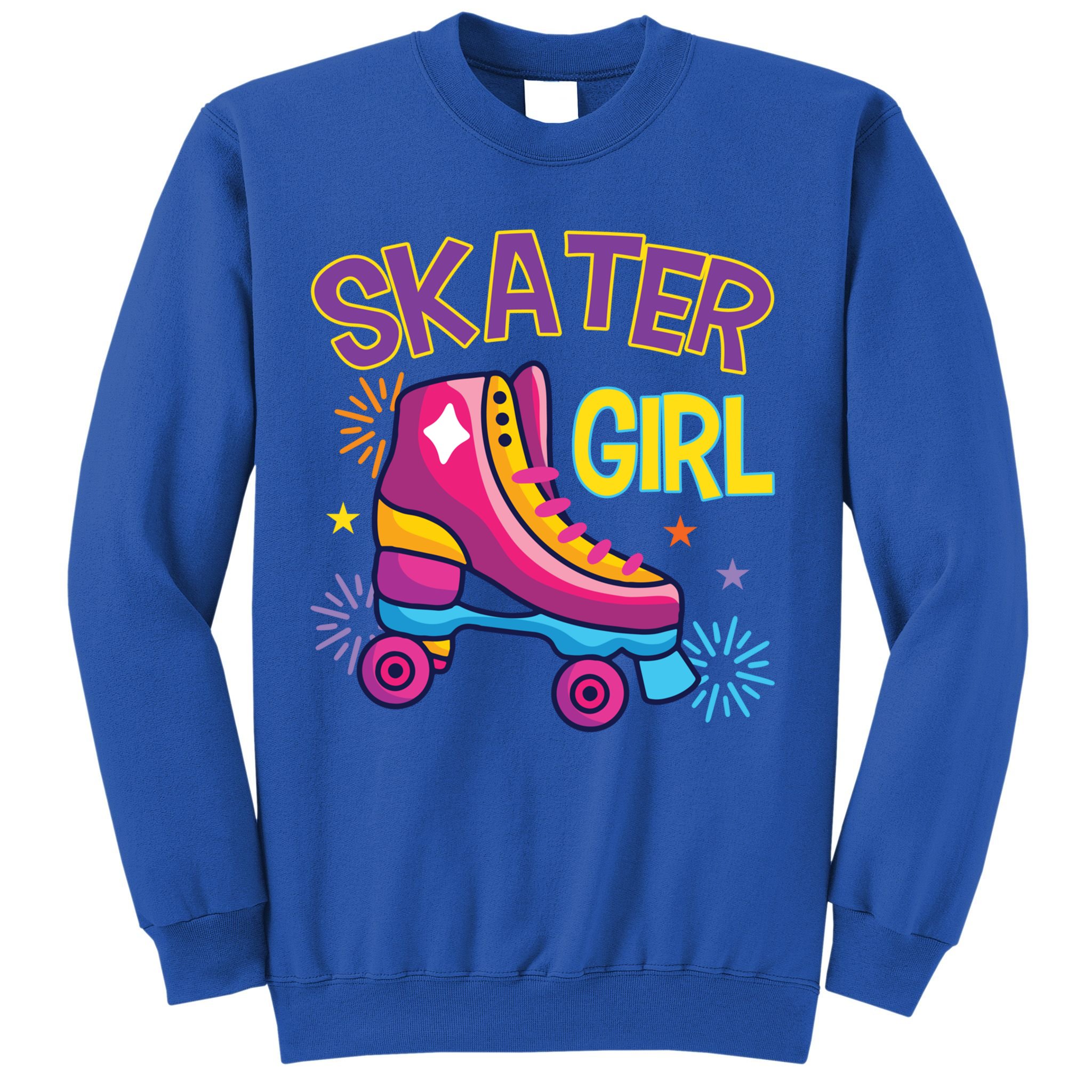 Skater Girl Graphic Roller Skates Inline Skating Skate Sport Cool Gift Sweatshirt