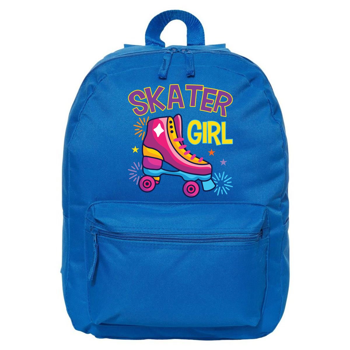 Skater Girl Graphic Roller Skates Inline Skating Skate Sport Cool Gift 16 in Basic Backpack