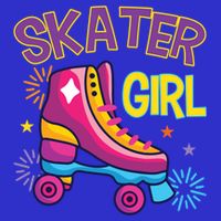 Skater Girl Graphic Roller Skates Inline Skating Skate Sport Cool Gift 16 in Basic Backpack