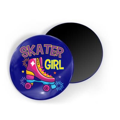 Skater Girl Graphic Roller Skates Inline Skating Skate Sport Cool Gift Magnet