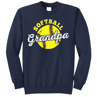 Softball Grandpa Grandfather Fathers Day Sweatshirt