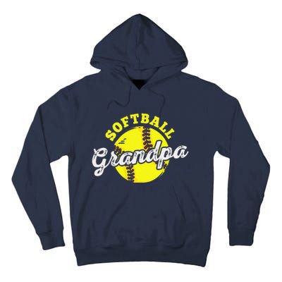 Softball Grandpa Grandfather Fathers Day Tall Hoodie