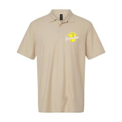 Softball Grandpa Grandfather Fathers Day Softstyle Adult Sport Polo