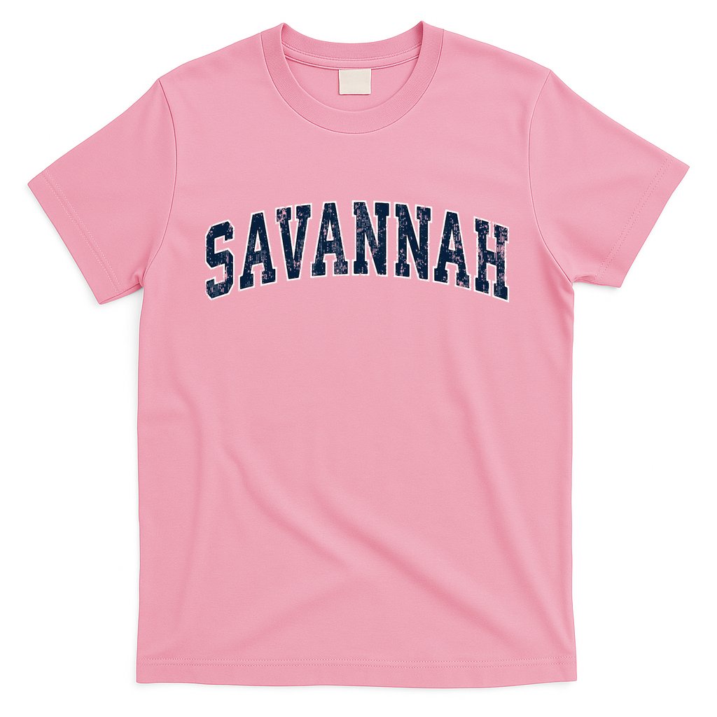 Savannah Georgia Ga Vintage Sports Design T-Shirt