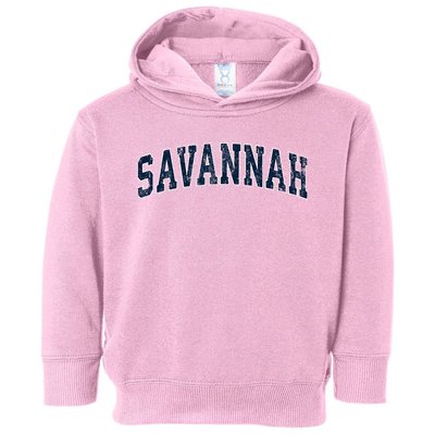 Savannah Georgia Ga Vintage Sports Design Toddler Hoodie