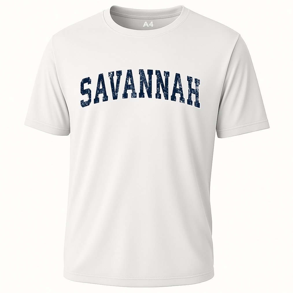 Savannah Georgia Ga Vintage Sports Design Performance Shirt