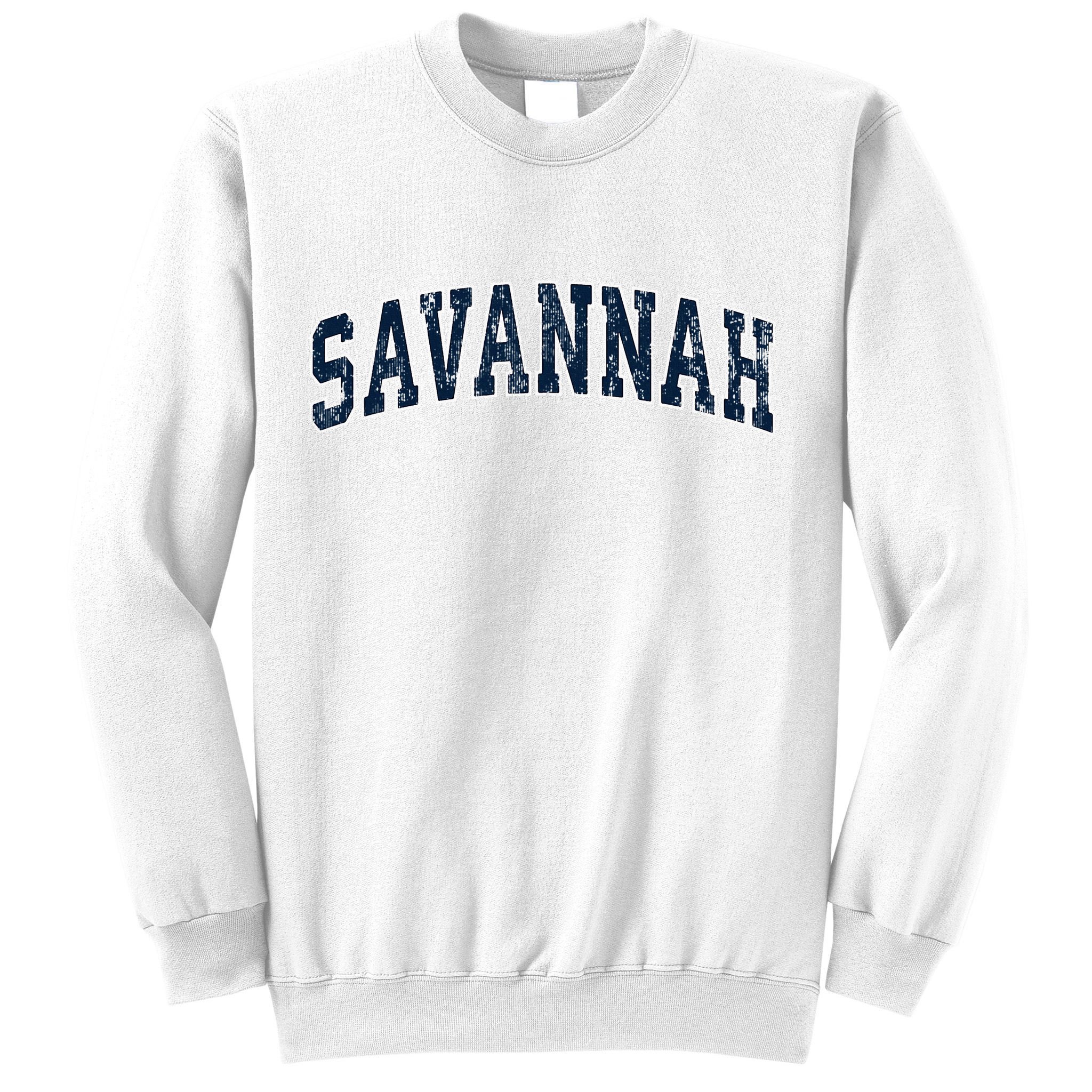 Savannah Georgia Ga Vintage Sports Design Sweatshirt