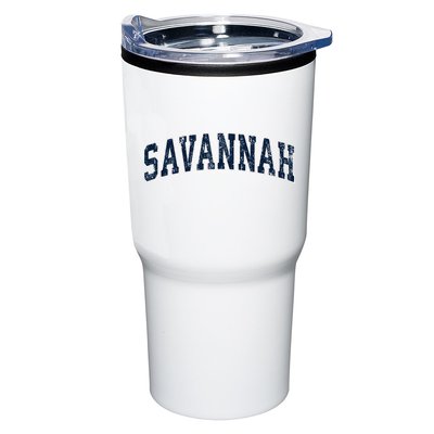 Savannah Georgia Ga Vintage Sports Design Tumbler