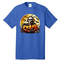 Skeleton Gamer Gaming Controller Halloween Gamer Skeleton Gift Tall T-Shirt