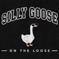 Silly Goose Goose On The Loose Funny Silly Goose University Ladies PosiCharge Tri-Blend Wicking Tank