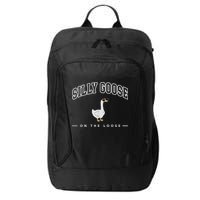 Silly Goose Goose On The Loose Funny Silly Goose University City Backpack