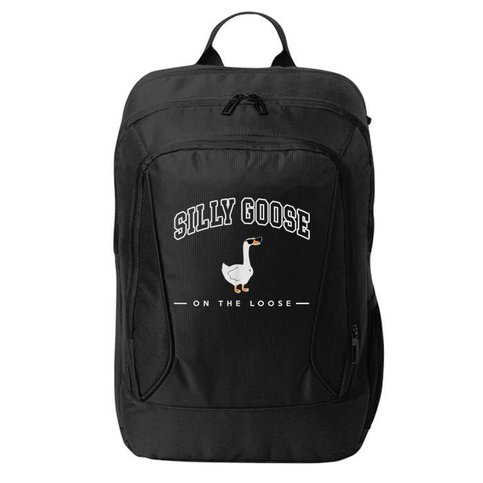 Silly Goose Goose On The Loose Funny Silly Goose University City Backpack