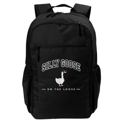 Silly Goose Goose On The Loose Funny Silly Goose University Backpack