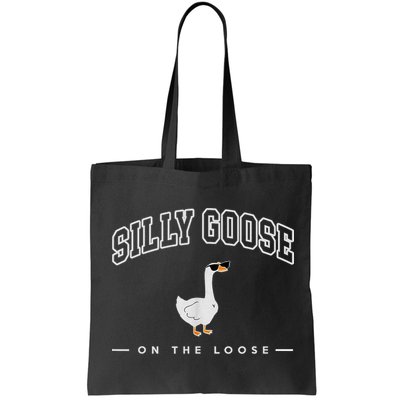 Silly Goose Goose On The Loose Funny Silly Goose University Bag