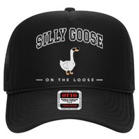 Silly Goose Goose On The Loose Funny Silly Goose University Hat