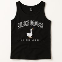Silly Goose Goose On The Loose Funny Silly Goose University Tank Top