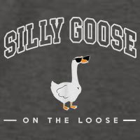 Silly Goose Goose On The Loose Funny Silly Goose University Vector Backpack