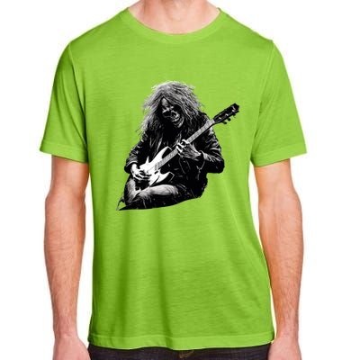 Skeleton Guitar Guy Rock And Roll Band Rock On Gift Adult ChromaSoft Performance T-Shirt