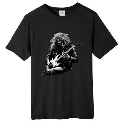 Skeleton Guitar Guy Rock And Roll Band Rock On Gift Tall Fusion ChromaSoft Performance T-Shirt