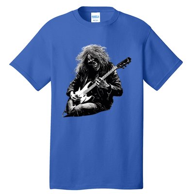 Skeleton Guitar Guy Rock And Roll Band Rock On Gift Tall T-Shirt