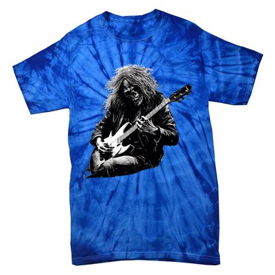 Skeleton Guitar Guy Rock And Roll Band Rock On Gift Tie-Dye T-Shirt