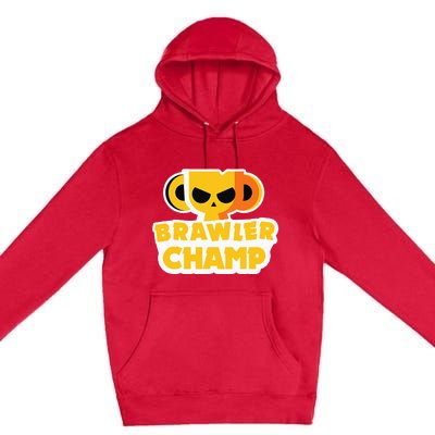 Star Gamer Gaming Gift Idea Stars Brawler Boy Beawl Premium Pullover Hoodie