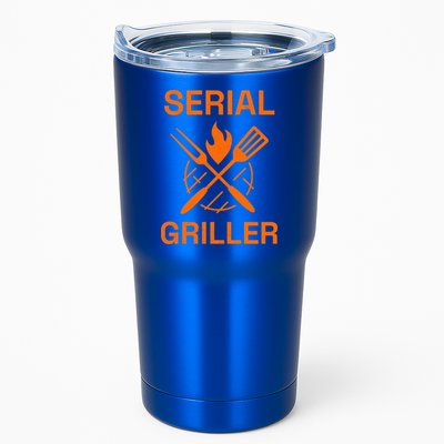 Serial Griller Grilling Bbq Grill Master Smoker Cooking Dad Great Gift Tumbler