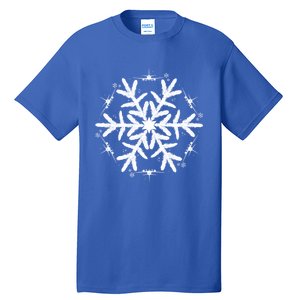 Snowflake Great Gift Christmas Airplane Gift Tall T-Shirt