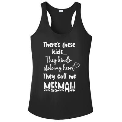 Special Grandma Grandmother These Call Me MeeMaw Ladies PosiCharge Competitor Racerback Tank