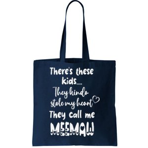 Special Grandma Grandmother These Call Me MeeMaw Tote Bag