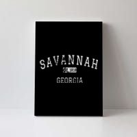 Savannah Georgia Ga Vintage Canvas