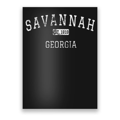 Savannah Georgia Ga Vintage Poster