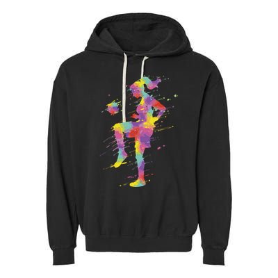 Soccer Girl Gift Garment-Dyed Fleece Hoodie