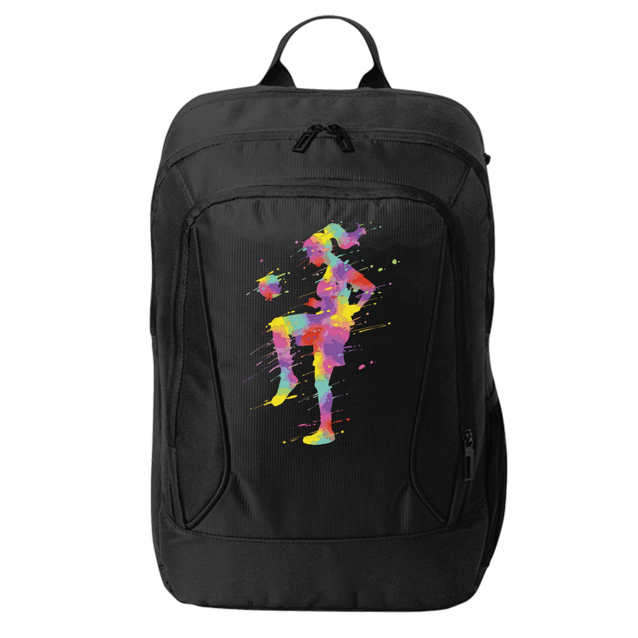 Soccer Girl Gift City Backpack